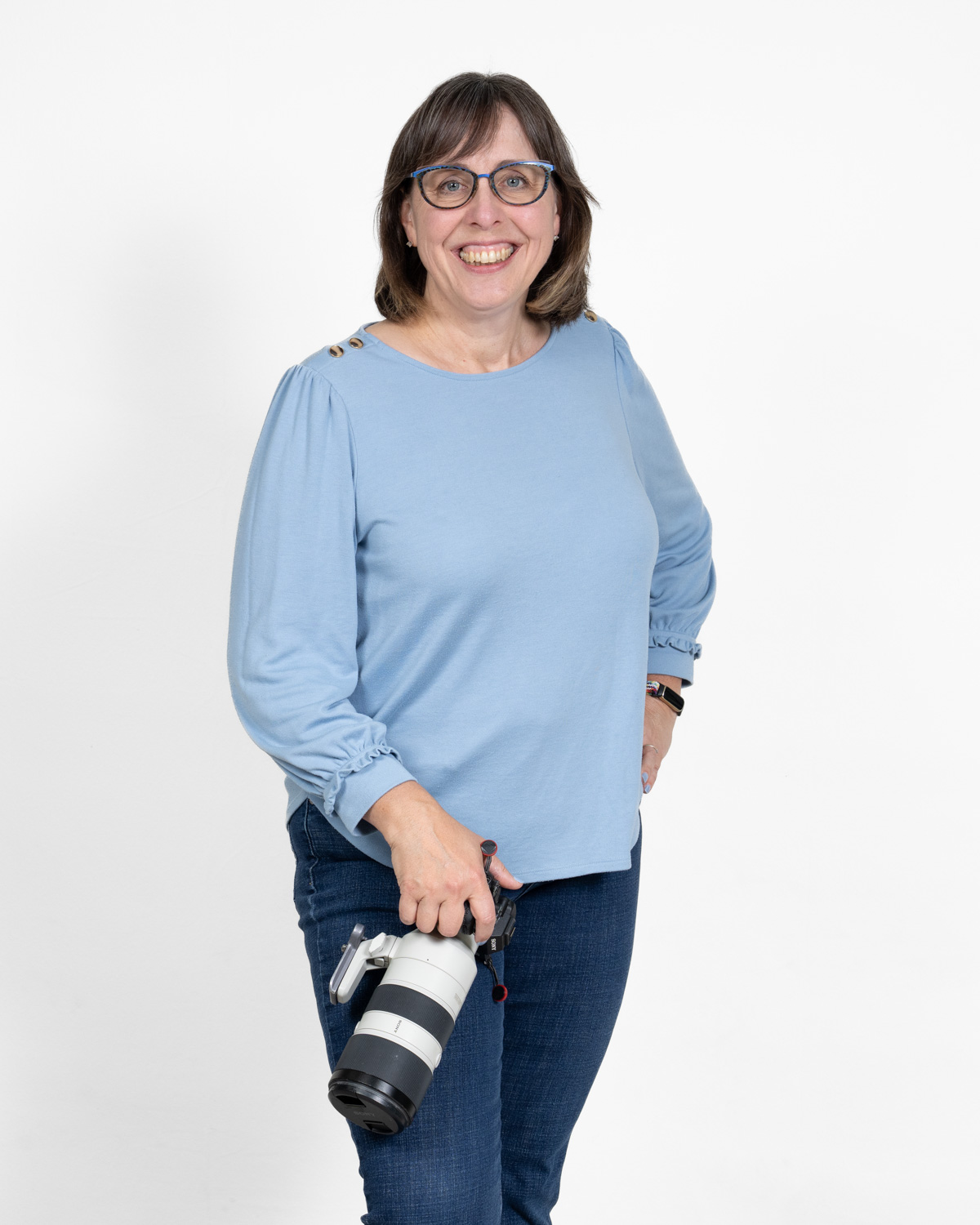 Monique and her dog, Bailey